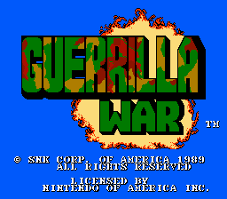 Guerrilla War screenshot 3 for NES